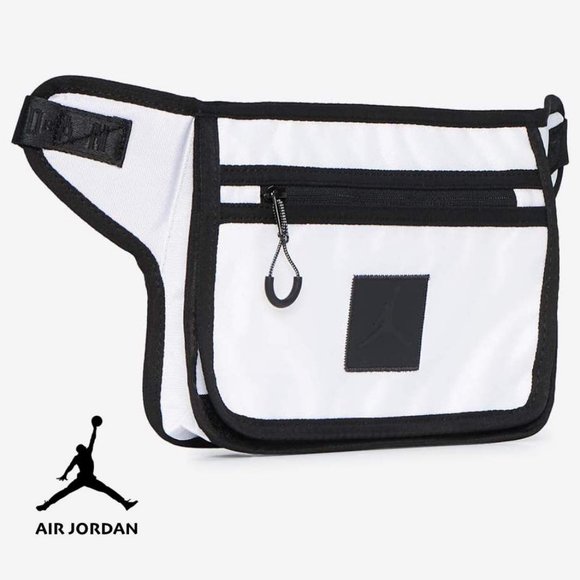 Jordan Bags Jordan Jumpman Collaborator Nike Crossbody Belt Bag White Black Poshmark